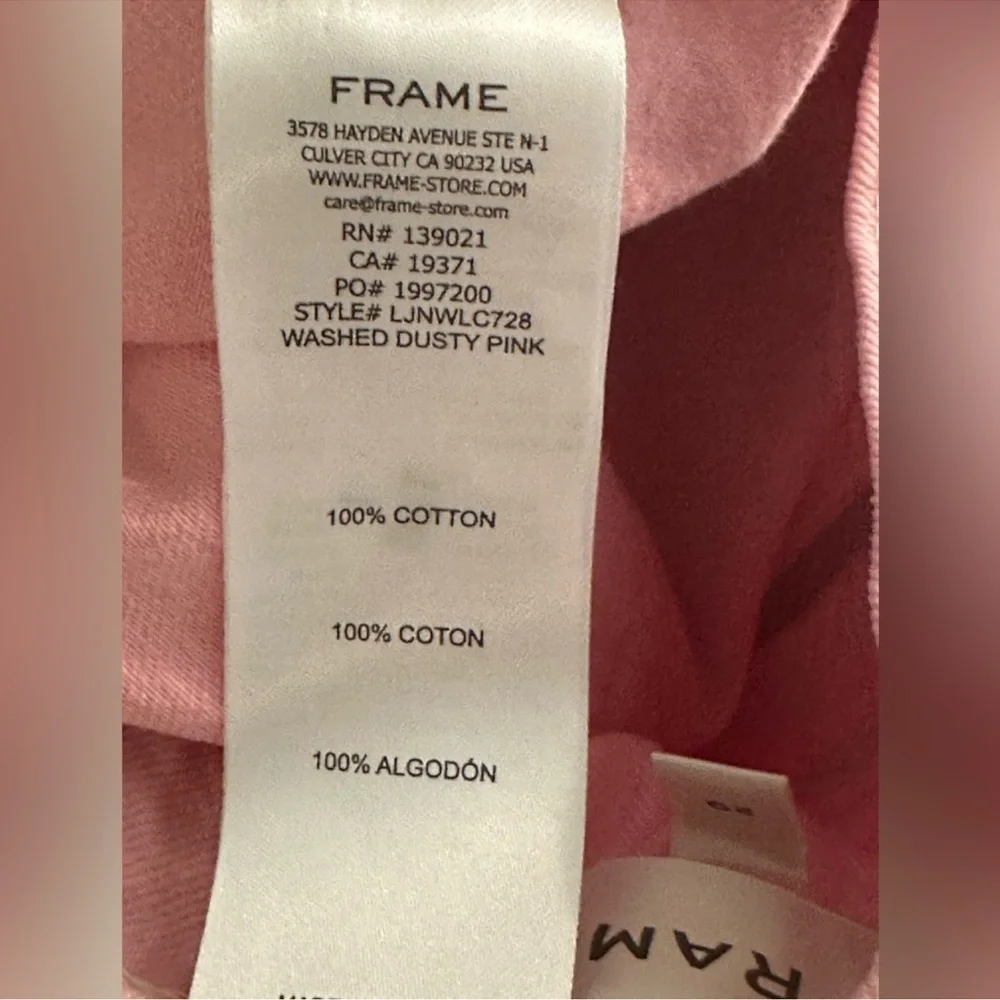 NWT FRAME JEANS 
Le Jane Wide Leg Crop High Rise | 29 - Picture 5 of 9